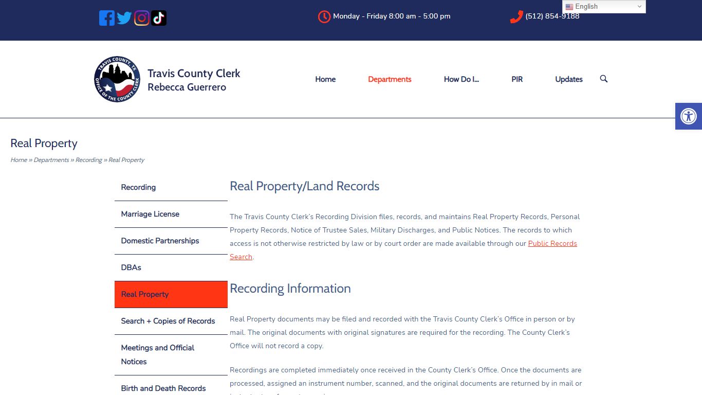 Real Property - Travis County Clerk